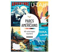 40 Coloriages Mystère : Parcs nationaux américains