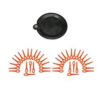 40 coltelli in plastica, lame di ricambio, coltelli, piastre di taglio con disco di taglio, adatti per decespugliatore a batteria Florabest FAT 18 B2 - LIDL IAN 95940