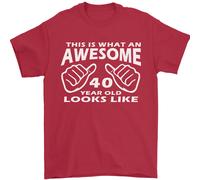 40° Compleanno 40 Anni Questo È Ciò Che T-Shirt Da Uomo 100% Cotone