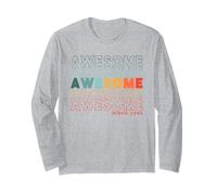 40° Compleanno Awesome Since 1986 Uomo o Donna Vintage Maglia a Manica