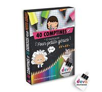 40 comptines avec fiches éducatives pour petits génies ( 2CD + Livret)