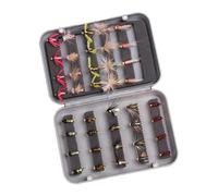 40 confezioni di esche da pesca a mosca] Ami con ali artificiali Farfalla e