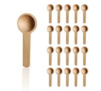 40 cucchiai piccoli in legno per spezie, mini cucchiai da cucina, miele e miscelazione