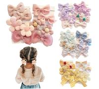 40 elastici per capelli per bambine, graziosi accessori per capelli elastici, ferma coda di cavallo per bambine, stile 1, decorazione