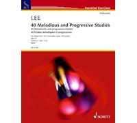 40 Études mélodiques et progressives: Nos. 1-22. Vol. 1. op. 31. cello.: Band 1