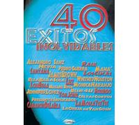 40 exitos inolvidables piano, voix, guitare