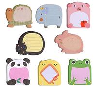 40 Fogli 800 Confezioni Note appiccicose, Note Adesive Animali, Note Autoadesive Memo, Cartoon Memo, Mini Note Adesive, 8 Specifiche, Memo per Casa, Scuola e Ufficio