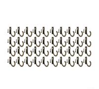 40 ganci da parete con viti per installazione rapida in uffici residenziali, strutture educative e negozi al dettaglio