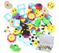 40 Gomme da Cancellare con Astuccio, Gomme con Motivi Animali, Gomma Cancellareper Matite, Gommini bambini Regalo Feste, Premi per Scuola