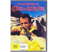 40 GUNS TO APACHE PASS (DVD) Audie Murphy Maurice Hart Michael Burns