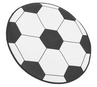 40 Inch Piccolo Tappeto Rotondo Da Esterno Calcio Tampone Gomma Antiscivolo