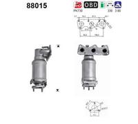 ASA Selection Catalizzatore AS 88015 per Skoda Fabia I (6Y2, 6Y3, 6Y5) Fabia I Pratico II