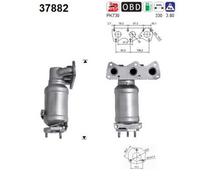 40 KW 54 CV CATALIZZATORE PER VW Polo 9N, 9A 1.2