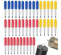 40 lame di ricambio compatibili con Cricut Maker 3/4/Maker/Explore 3/4/Explore Air 2/Air/One/Venture-Includ 10 lame standard a 30°, 20 lame a punta fine a 45° e 10 lame per taglio profondo a 60°