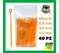 40 LAMELLE DECESPUGLIATORE BACCHETTE FILO FLASH CUTTER MONOFLY 2,8 3,5 4,5 MM