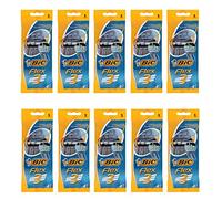 40 lamette da barba trilama BIC RASOIO FLEX 3 rasoi a 3 lame uomo rasatura