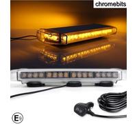 40 LED Magnetico Luce Ambra Barra Faro 55.9cm Emergenza Recupero Van Camion E9