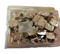 40 Mensoline Reggipiani Stampate Acciaio Nichelato Ø 7mm Masidef Mobila Italia