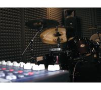 40 MQ Pannelli fonoassorbente 100x100x3 Cm 40mq piramidale per correzione audio in poliuretano insonorizzanti isolamento acustico isolante per udito