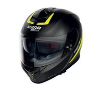 -40% NOLAN N80.8 STAPLE N-COM FLAT BLACK YELLOW