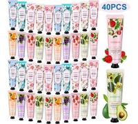 40 Pack Creme per Le Mani Set Regalo Di Natale, Mani Secche E Screpolate Piedi C