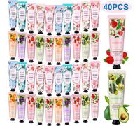 40 Pack Creme per Le Mani Set Regalo Di Natale, Mani Secche E Screpolate Piedi C