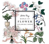 40 Pages of Bold and Easy Flower and Plant-Themed Illustrations for Relaxation and Stress Relief. Perfect Gift or Stocking Stuffer for Adults, Teens and Kids.
