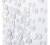40 Paia Bottoni Automatici Plastici Bottoni Trasparenti Bottoni Automatici Invisibili Bottoni Automatici Cucire Bottoni a Pressione Plastici Trasparente per Abbigliamento DIY Bottoni Cuciti Camicie