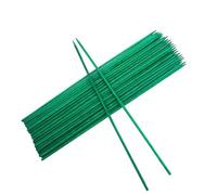 40 paletti in legno con estremità lisce e appuntite, tintura resistente all'acqua, per sostenere steli in crescita in giardini e disegni floreali, lunghezza 40 cm