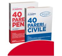 40 pareri di civile-40 pareri di penale. Kit - 2018 - Neldiritto