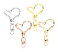 40 Pcs Accessori Portachiavi Ciondolo Per Borsa Cuore Della Catena Chiave