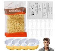 40 Pcs Ceretta Naso Uomo Ceretta Orecchie Uomo Cera Naso Bastoncino Di Cera Nasale Include 100 Pelletcera 1 Manuale Istruzioni 1 Ciotola Cartastagnola Unisex Presto Adatto Alle Narici E Al Viso