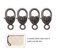 40 Pcs Chiusure Per Collane Ganci Il Cuore Girevole Caspi Di Gioielli Forma