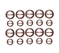 40 Pcs Clip Per Magliette Anelli Rotondi Sciarpa Chiusura Del Mantello