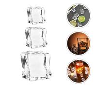 40 Pcs Cubi Di Ghiaccio Riutilizzabili Oggetti Scena Per La Fotografia Cibo