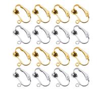 40 PCS Gioielli in Stile Francese Ganci Per Orecchini Clip Orecchie Da Donna