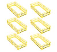 40 Pcs Guardrail Modello Ferroviario Cartello in Miniatura Cantiere