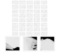 40 Pcs Normografo Lettere Stampino Di Vernice Stencil Da Disegno
