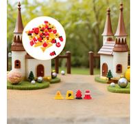 40 Pcs Ornamenti in Miniatura Da Giardino Paesaggistici Coni Traffico