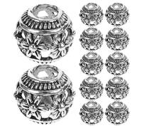 40 Pcs Perlina Di Metallo Perline Distanziatori Tallone Artigianali