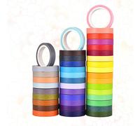 40 Pcs Rainbow Washi for Journals Crafts Decorativo Nastro Del Diario