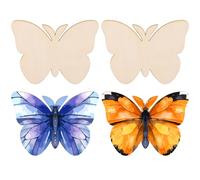 40 Pcs Targa Per Porta Non Finita Cartello Legno Forma Di Farfalla Farfalle