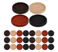 40 Pcs Vassoio Legno Rotondo Piccolo Da Portata in Sospensione Rotondi