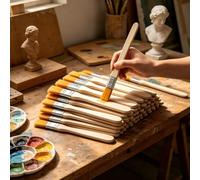 40 pennelli per la decorazione della casa, piccoli pennelli perfetti per dipingere, tingere e decorare la tua casa. Questi strumenti di pittura compatti sono ottimi regali per gli amici.