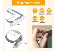 40 pezzi/30 pezzi/20 pezzi/10 pezzi Protezioni per gli angoli del tavolo per bambini, disponibili in due forme, proteggono il bambino dagli spigoli vivi. Protezioni trasparenti per gli angoli del tavo