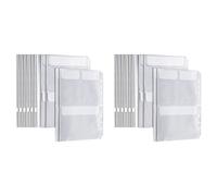 40 Pezzi A5 6 Tasche per Raccoglitori Ad Anelli 3 Tipi di Buste, Busta per 4296