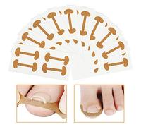 40 Pezzi Adesivi Correttori dell'Unghia del Piede Incarniti Patch di Correzione dell'Unghia del Piede Elastica Autoadesiva Traspirante per la Cura del Trattamento dell'Unghia del Piede Proteggi