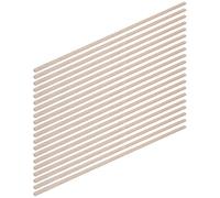 40 Pezzi Barrette in Legno di Balsa 30cm, Strisce Quadrate