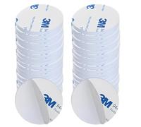 40 Pezzi Biadesivo Extra Forte, Cuscinetti Adesivi Biadesivi, Pads Nastro Biadesivo Schiuma, Cuscinetti in Schiuma Adesiva per Montaggio Resistente, Impermeabile, Tondo (40 mm)