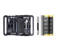 40 Pezzi Cassetta Attrezzi Completa con Cacciavite Elettrico e SNAPBLOQ™ S-A01 Set di Cacciaviti di Precisione Master 3.7V